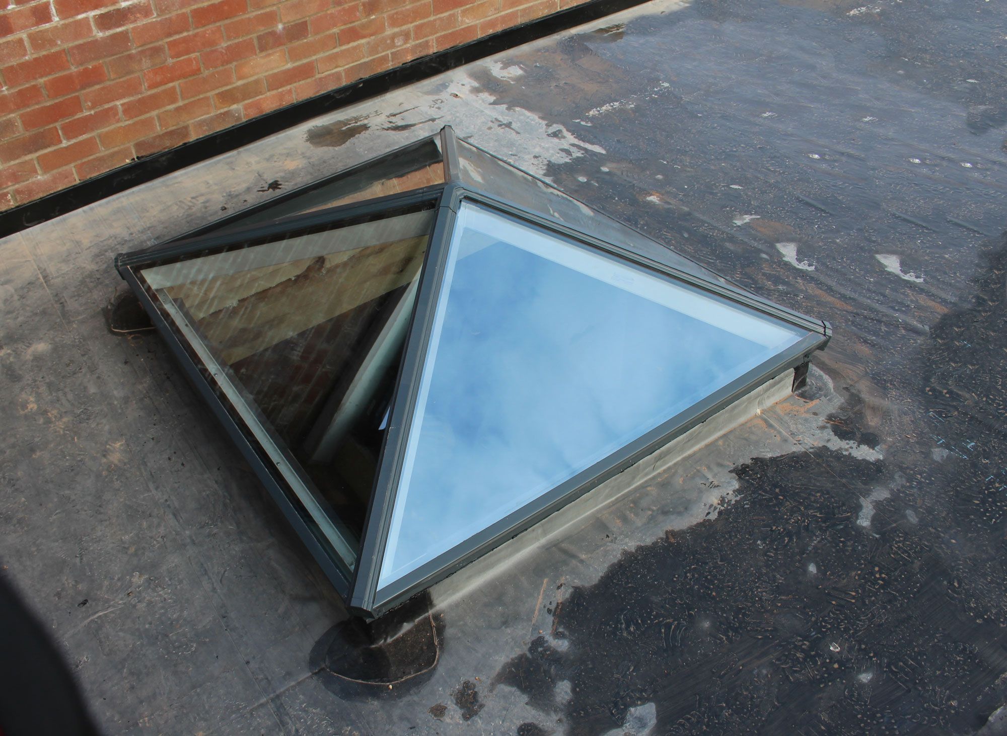 Korniche Pyramid Roof Light in Situ
